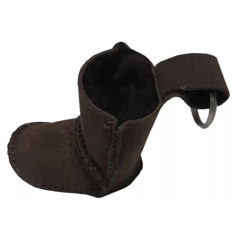 UGG Boot Keychain Charm Fob Chocolate Brown New